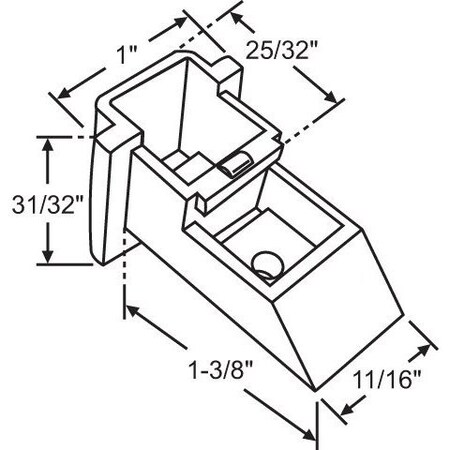 Strybuc Balance Top Sash Guide 900-10331